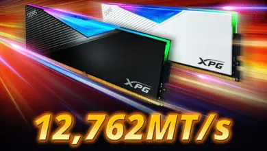 La mémoire DDR5 XPG LANCER RGB atteint le cap de l’overclocking de 12762 MT 26 XPG LANCER DDR5 record OC Couv