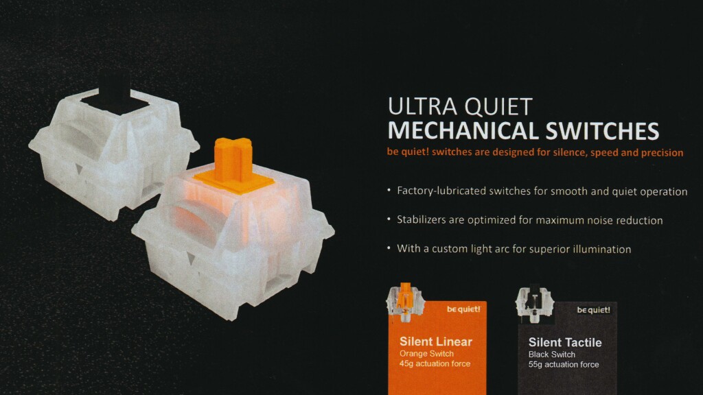 be quiet! Dark Mount switches