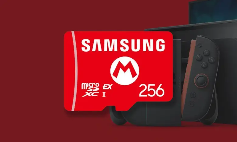 Switch 2 : Nintendo fait sauter les fusibles… avec des cartes MicroSD Express 1 carte MicroSD Express samsung sur switch 2