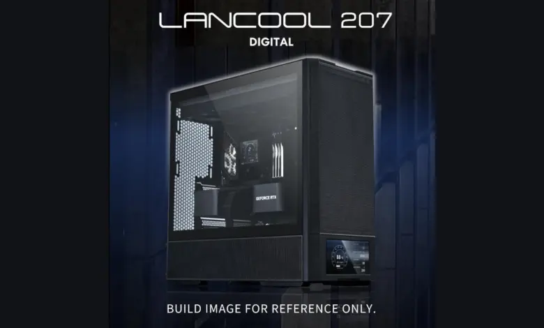 Lian Li LANCOOL 207 Digital : le boîtier compact passe au LCD avec style 1 lian li lancool 207 digital Hero