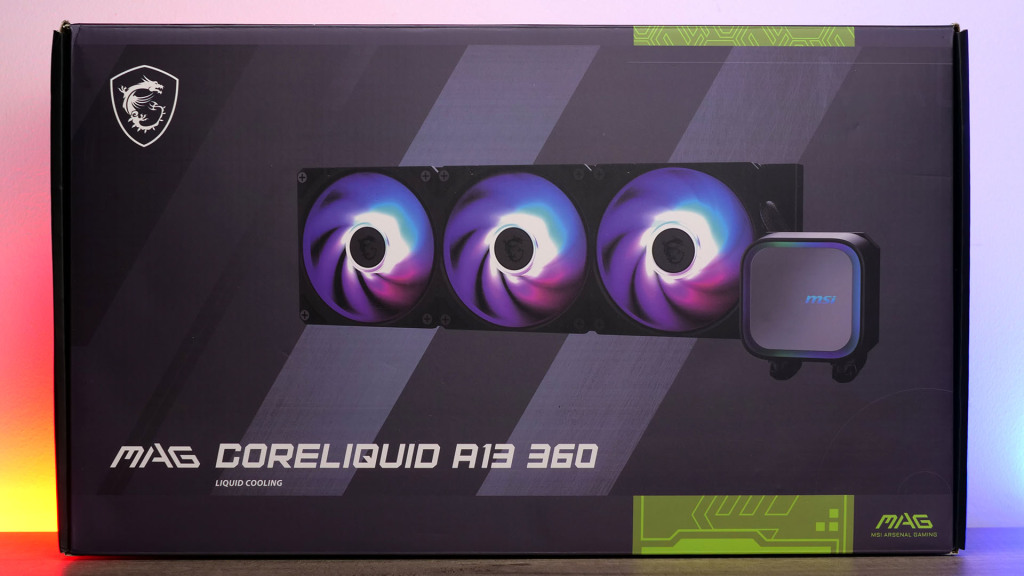 msi mag coreliquid a13 360 unboxing 01