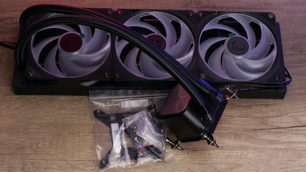 msi mag coreliquid a13 360 unboxing contenu