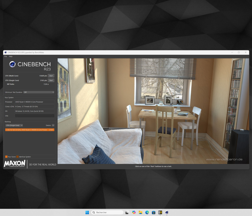 pcspecialist pc gaming ryzen9000 rx9070 cinebench r23