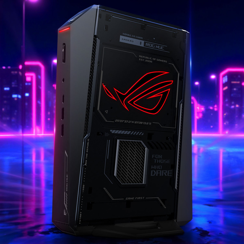ROG NUC 2025 : quand la RTX 5080 et l’Ultra 9 tiennent dans 3 litres 2 rog nuc 2025 3 litres
