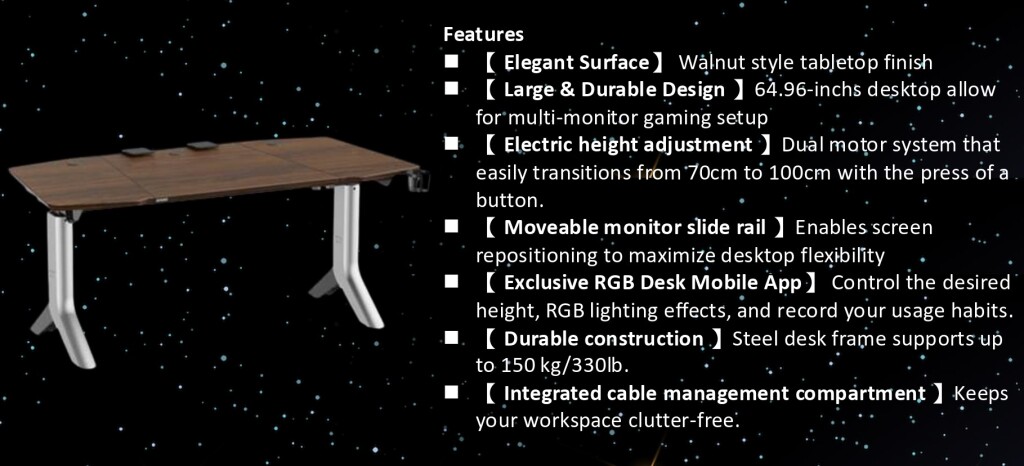 Thermaltake Wood Series : des boîtiers PC au design scandinave splendide pour 2025 11 ARGENT P950 RGB Gaming Desk 01