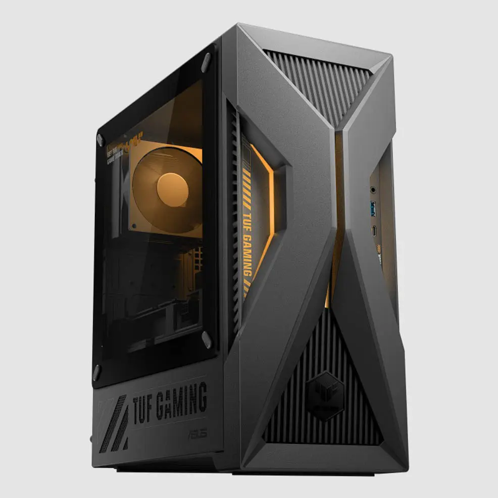 ASUS annonce les ordinateurs de bureau TUF Gaming T500 2 ASUS TUF Gaming T500 face