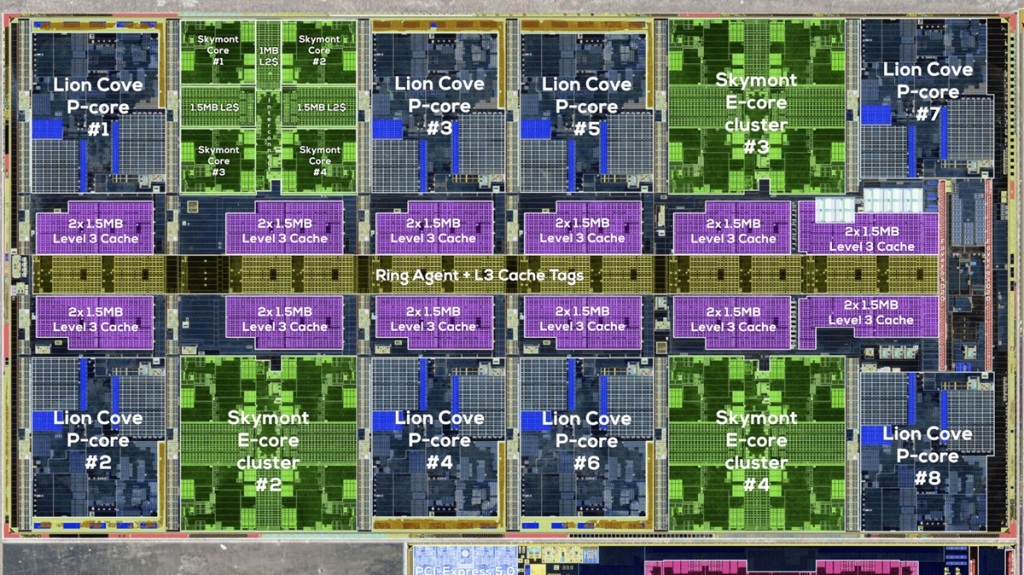 Intel dévoile les entrailles de son Arrow Lake Ultra 200S en mode Chiplet 5 Arrow Lake DieShot 4