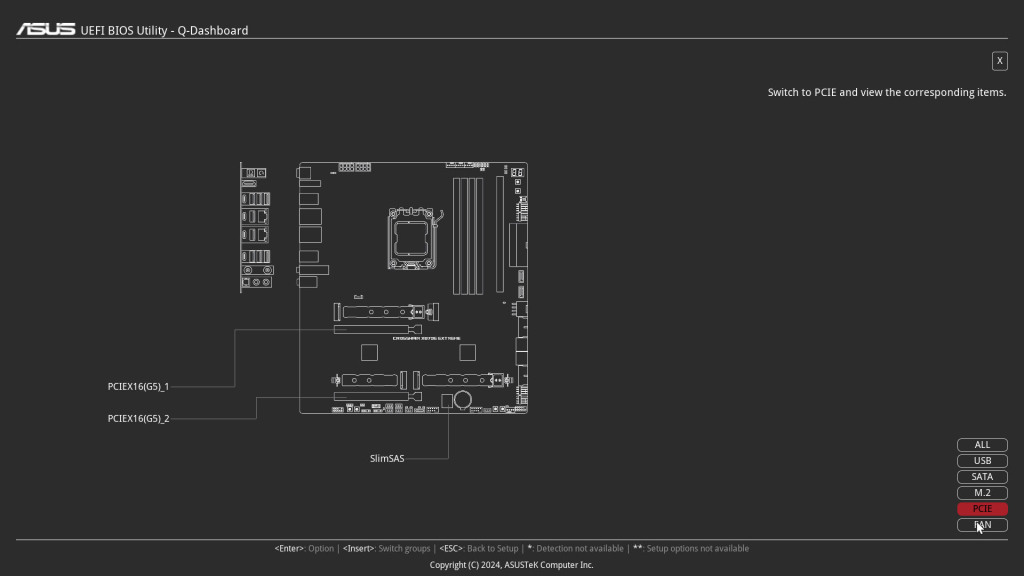 Asus Q Dashboard pcie