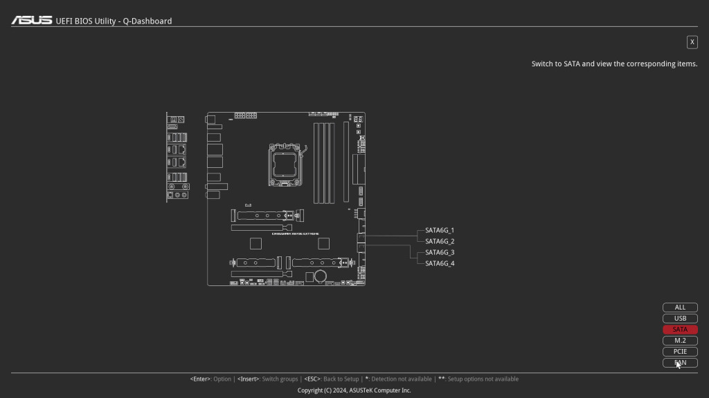 Asus Q Dashboard sata