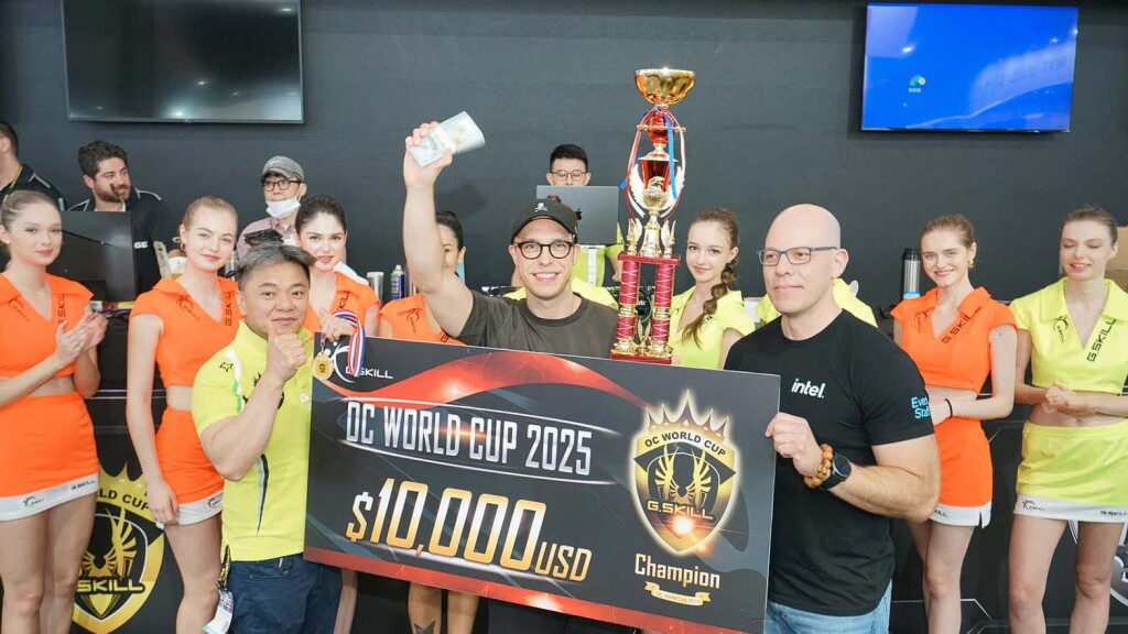 Grande finale de la Coupe du monde G.SKILL OC 2025 au COMPUTEX - CENS remporte à nouveau le titre de champion OC 4 COMPUTEX G Skill CENS 1