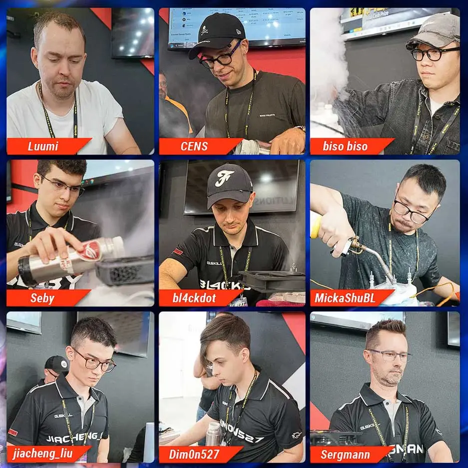 Grande finale de la Coupe du monde G.SKILL OC 2025 au COMPUTEX - CENS remporte à nouveau le titre de champion OC 3 COMPUTEX G Skill participants