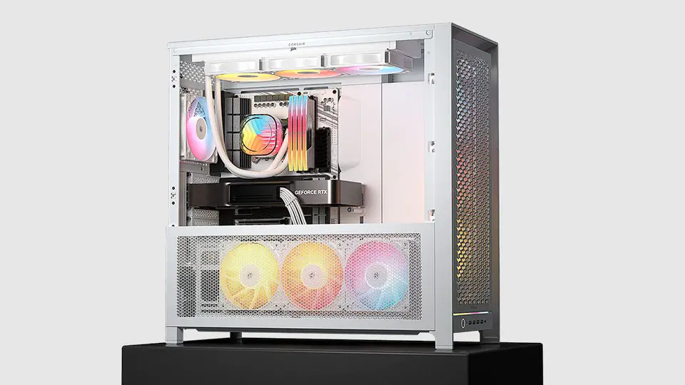 CORSAIR dévoile des boîtiers révolutionnaires et un système de refroidissement optimisé pour les GPU NVIDIA RTX série 50 au Computex 2025 2 CORSAIR COMPUTEX 2025 FRAME 5000D