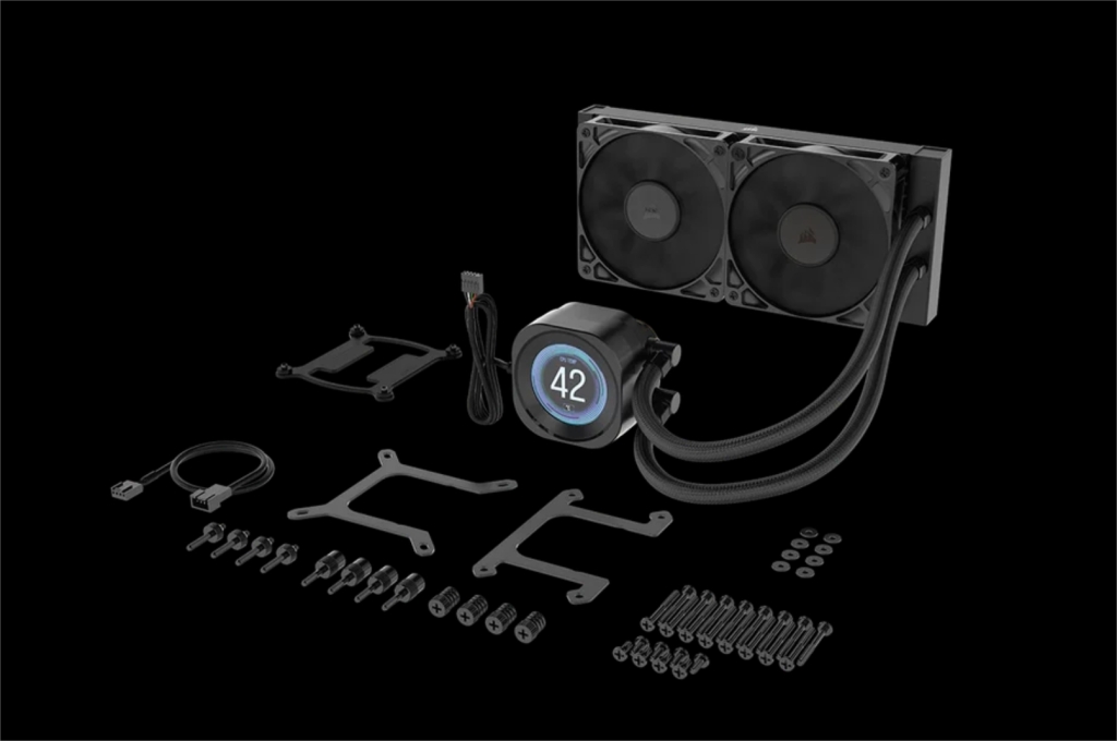 CORSAIR dévoile des boîtiers révolutionnaires et un système de refroidissement optimisé pour les GPU NVIDIA RTX série 50 au Computex 2025 5 CORSAIR NAUTILUS 360 RS LCD