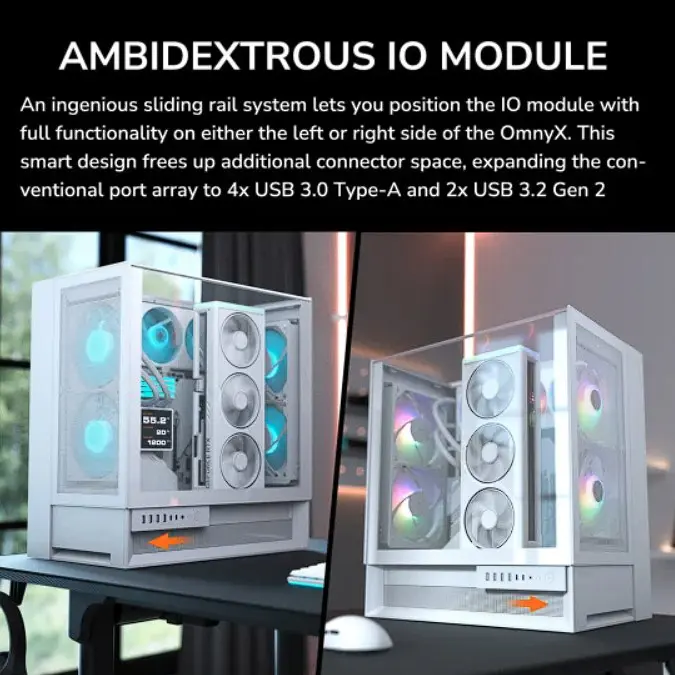 COUGAR présente les boîtiers OmnyX avec flux dynamique omnidirectionnel 8 COUGAR OmnyX panneauES
