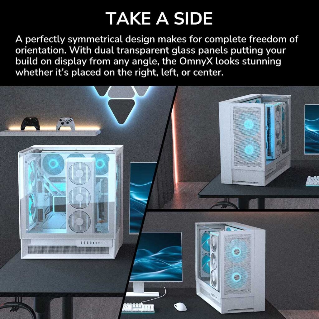COUGAR présente les boîtiers OmnyX avec flux dynamique omnidirectionnel 5 COUGAR OmnyX symétrie