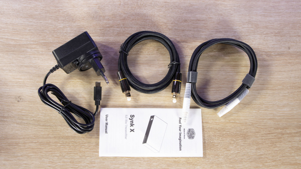 Cooler Master Synk X transmetteur câbles