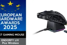 EHA Awards 2025 27 Best Gaming Mouse endorfy liv plus wireless