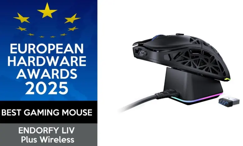 La ENDORFY LIV Plus Wireless sacrée meilleure souris gaming aux EHA Awards 2025 1 EHA Awards 2025 27 Best Gaming Mouse endorfy liv plus wireless