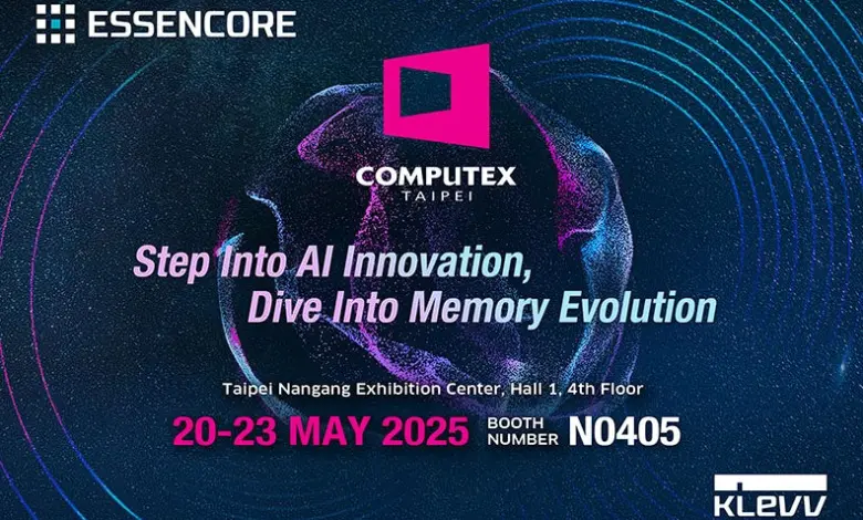 ESSENCORE et KLEVV présenteront leurs derniers produits au COMPUTEX 2025 1 ESSENCORE Klevv Computex 2025 Couv