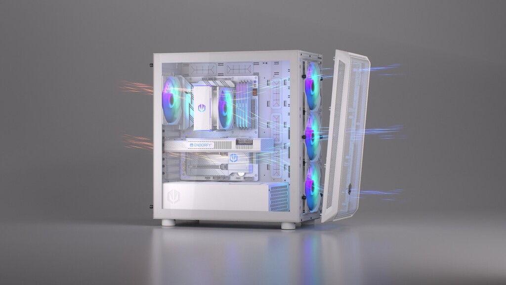 Endorfy au Computex 2025 : des nouveautés qui envoient du lourd ! 2 Endorfy Arx 700 White ARGB case