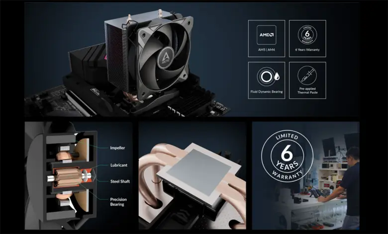 ARCTIC présente sa nouvelle série de ventirads compacts Freezer 8 1 Freezer 8 a compact CPU Cooler ARCTIC