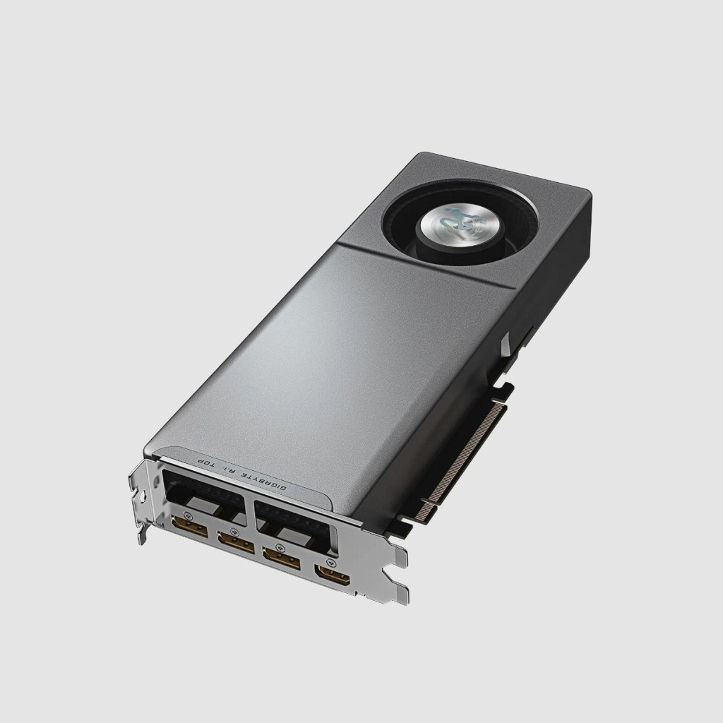 GIGABYTE lance les cartes graphiques AMD Radeon RX 9060 XT et Radeon AI PRO R9700 au COMPUTEX 2025 6 GIGABYTE AI PRO R9700 AI TOP face
