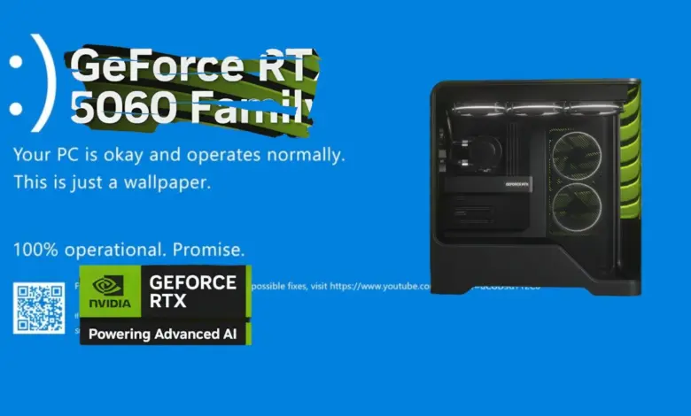 Problèmes d'écrans noirs sur les RTX 5060 et 5060 Ti 1 GeForce RTX 5060 black secreen