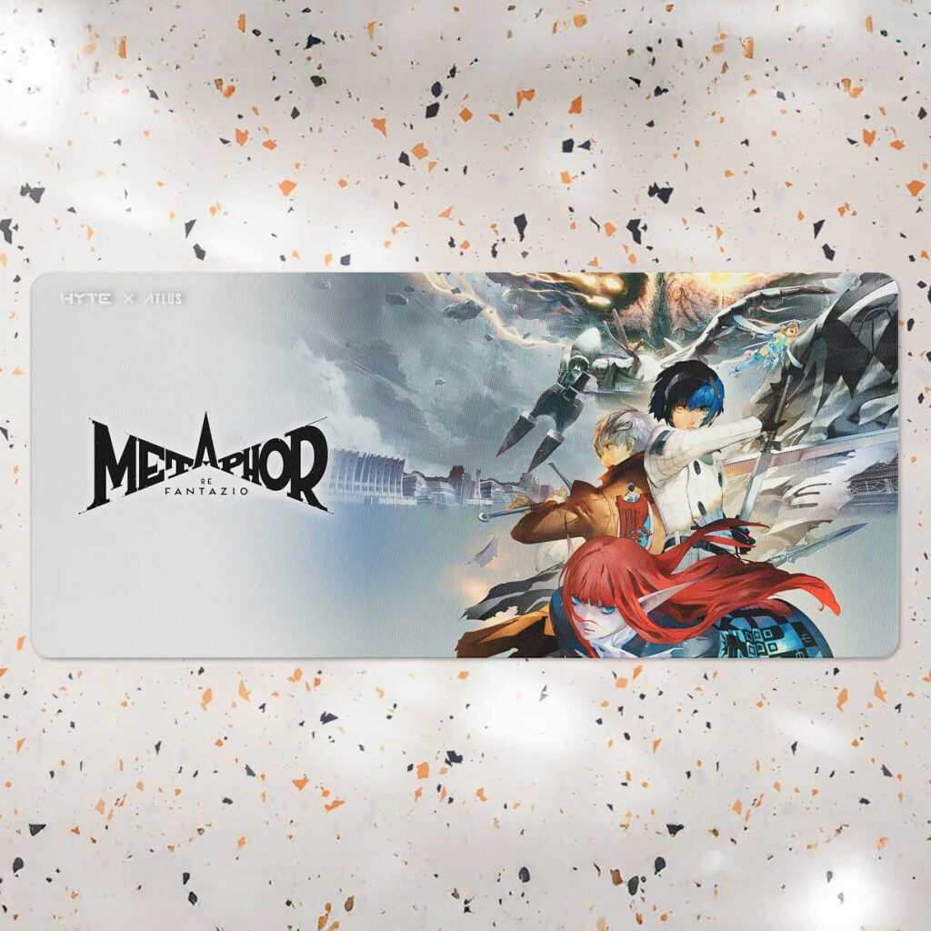 HYTE et ATLUS collaborent pour une collection de produits Metaphor : ReFantazio 4 HYTE Metaphor ReFantazio tapis 1