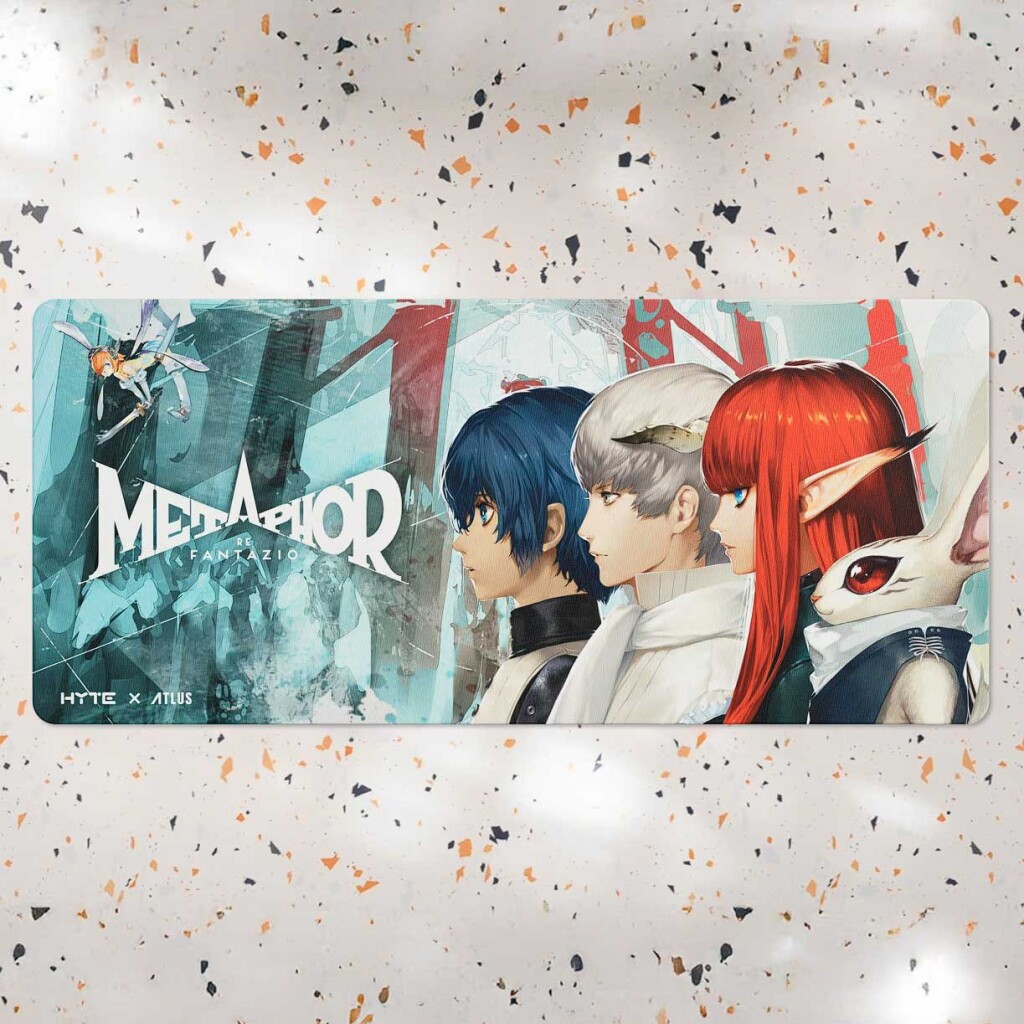 HYTE et ATLUS collaborent pour une collection de produits Metaphor : ReFantazio 5 HYTE Metaphor ReFantazio tapis 2