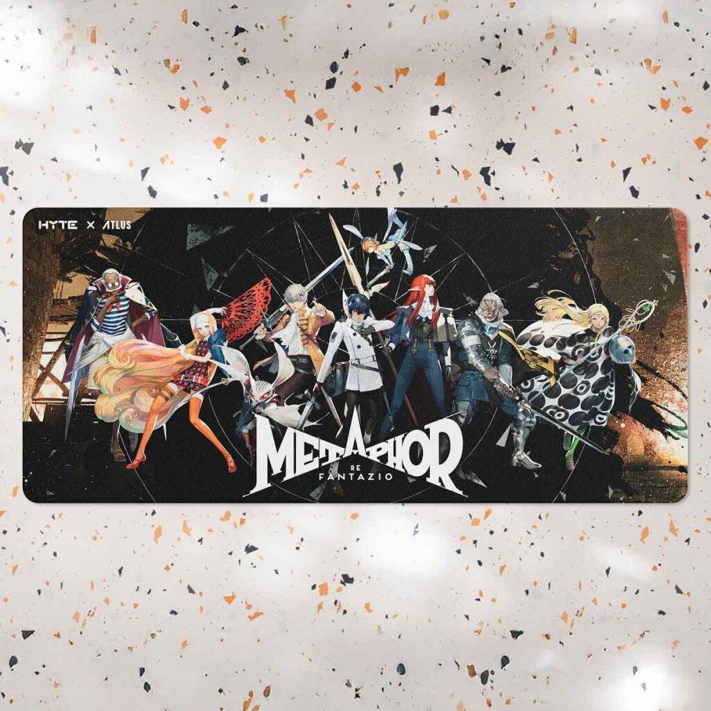 HYTE et ATLUS collaborent pour une collection de produits Metaphor : ReFantazio 6 HYTE Metaphor : ReFantazio tapis 3