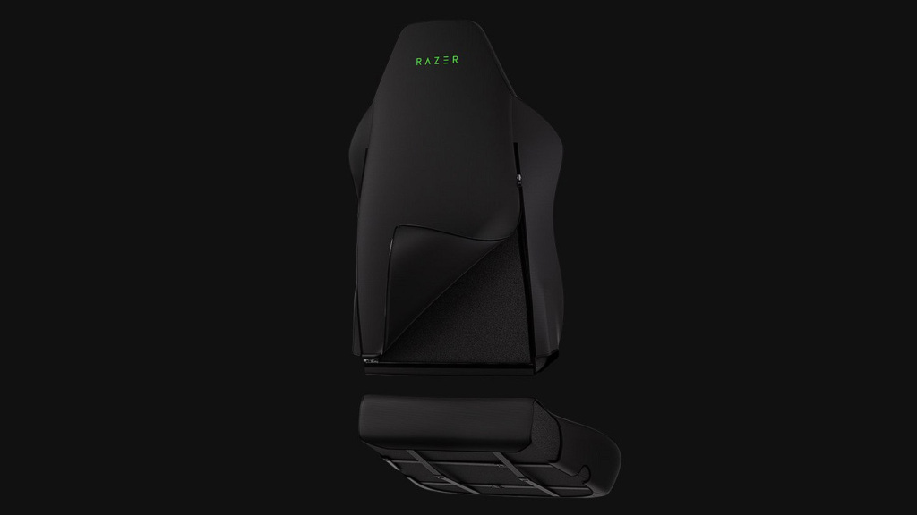 Protégez et actualisez votre chaise avec les housses de chaise de jeu Razer Iskur V2 X 4 Housses de chaise de jeu Razer noir vert dos
