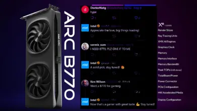 INTEL arc B770 HERO
