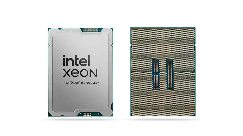 Nouveaux processeurs Intel Xeon 6 pour les systèmes d’IA accélérés par GPU de nouvelle génération 2 Intel Xeon 6 3