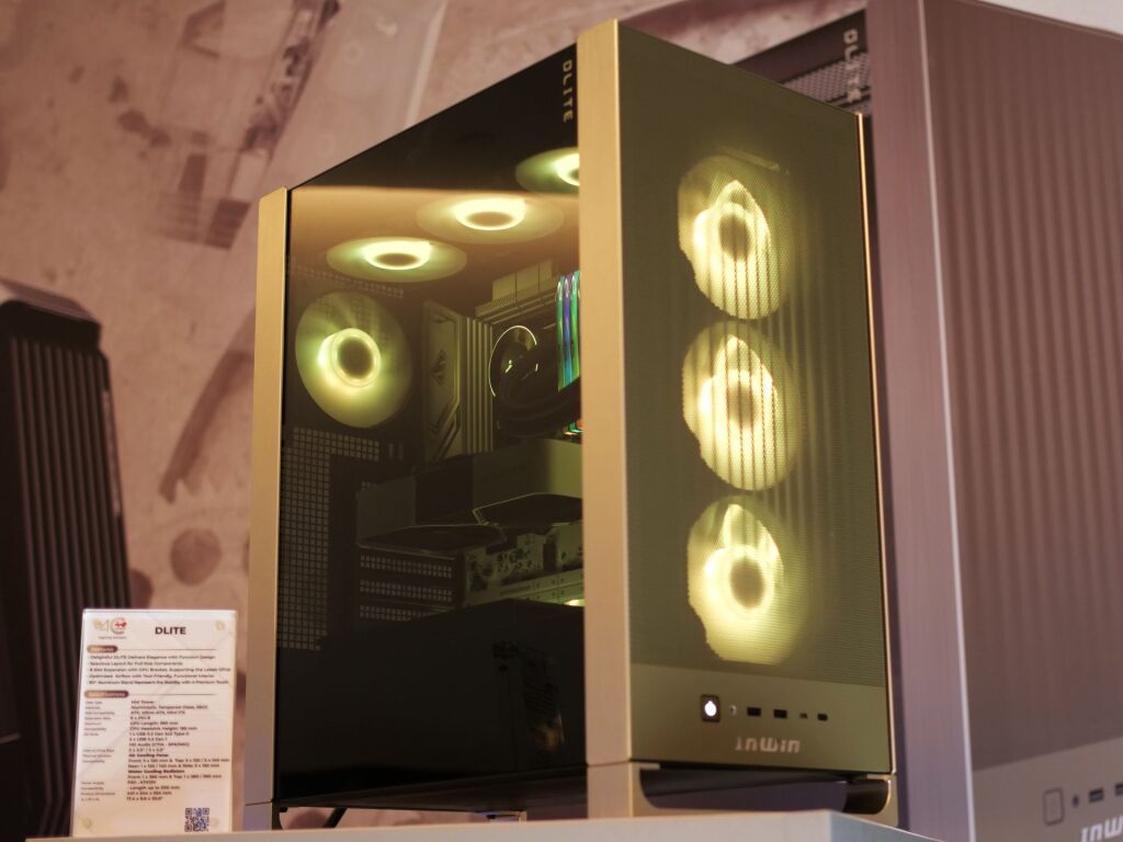 InWin DLITE : l’élégance accessible au COMPUTEX 2025 5 Inwin dlite computex 2025 04