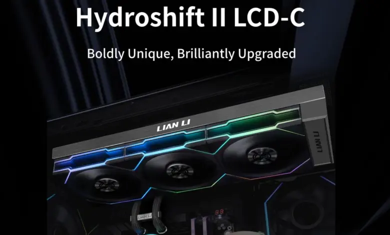 Lian Li présente les AIO de la série HYDROSHIFT II LCD-C au Computex 2025 1 Lian Li HYDROSHIFT II LCD C Couv