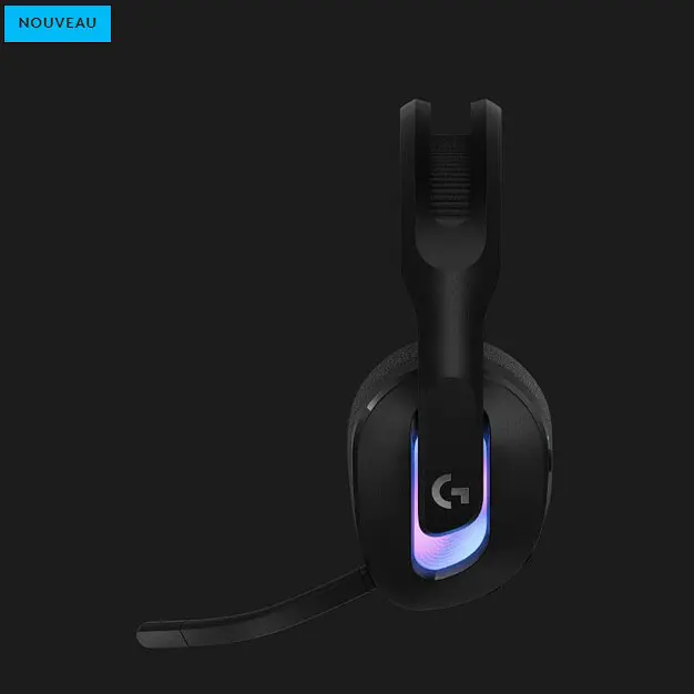 Améliorez votre jeu avec le nouveau casque de jeu Logitech G522 3 Logitech G522 côté