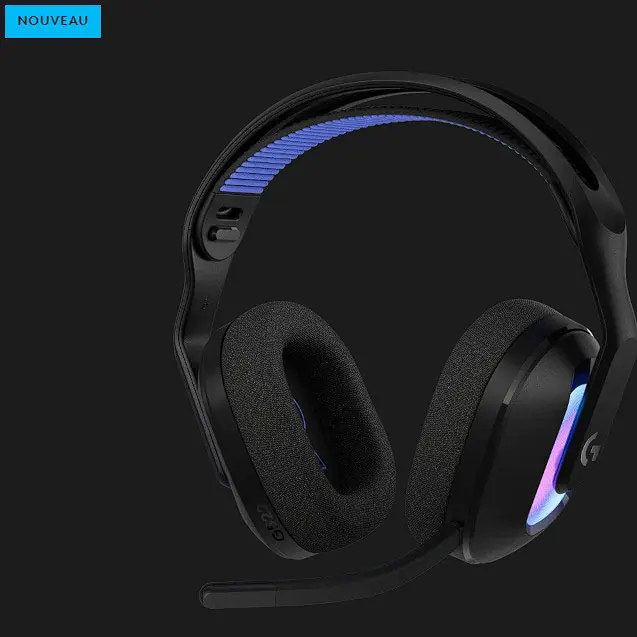 Améliorez votre jeu avec le nouveau casque de jeu Logitech G522 2 Logitech G522 face