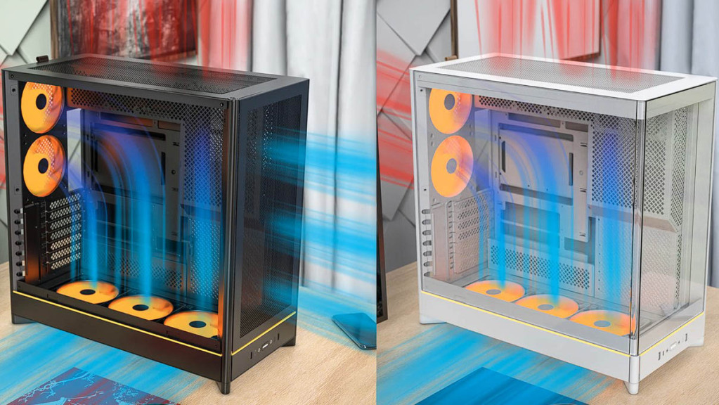MONTECH présente ses boîtiers série HS 5 MONTECH HS flux air