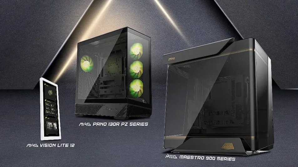 MSI dévoile de nouveaux produits innovants au COMPUTEX 2025 4 MSI COMPUTEX 2025 boîtiers