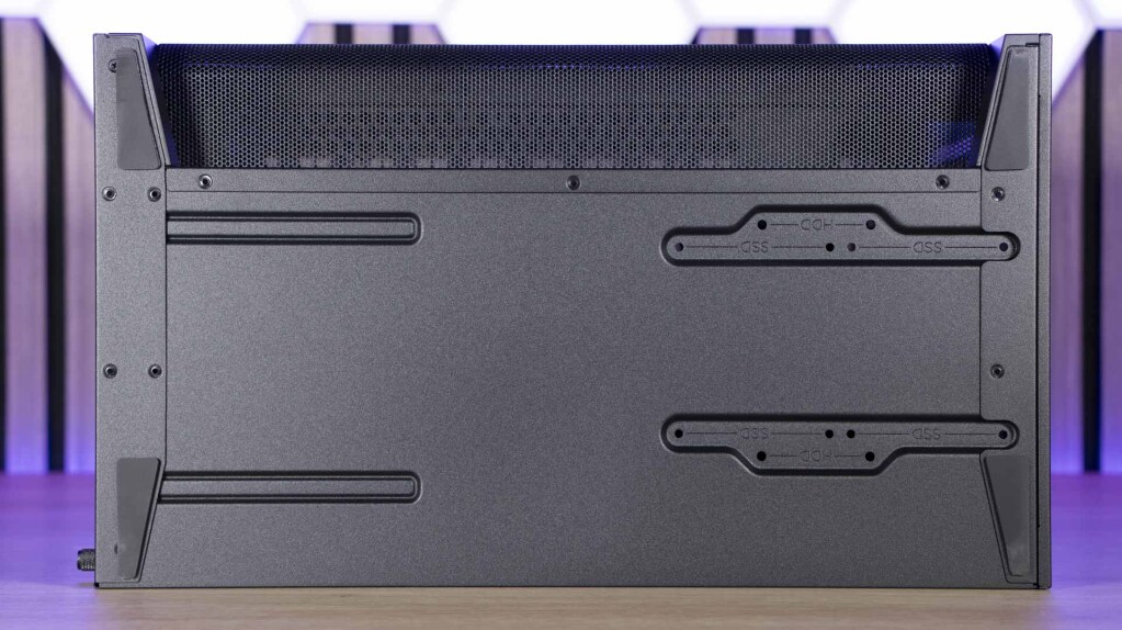 NZXT H3 Flow dessous
