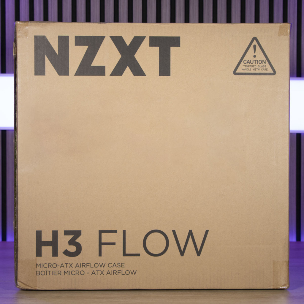 NZXT H3 Flow emballage face avant