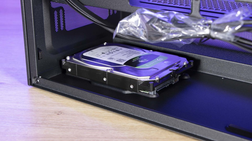 NZXT H3 Flow emplacement HDD
