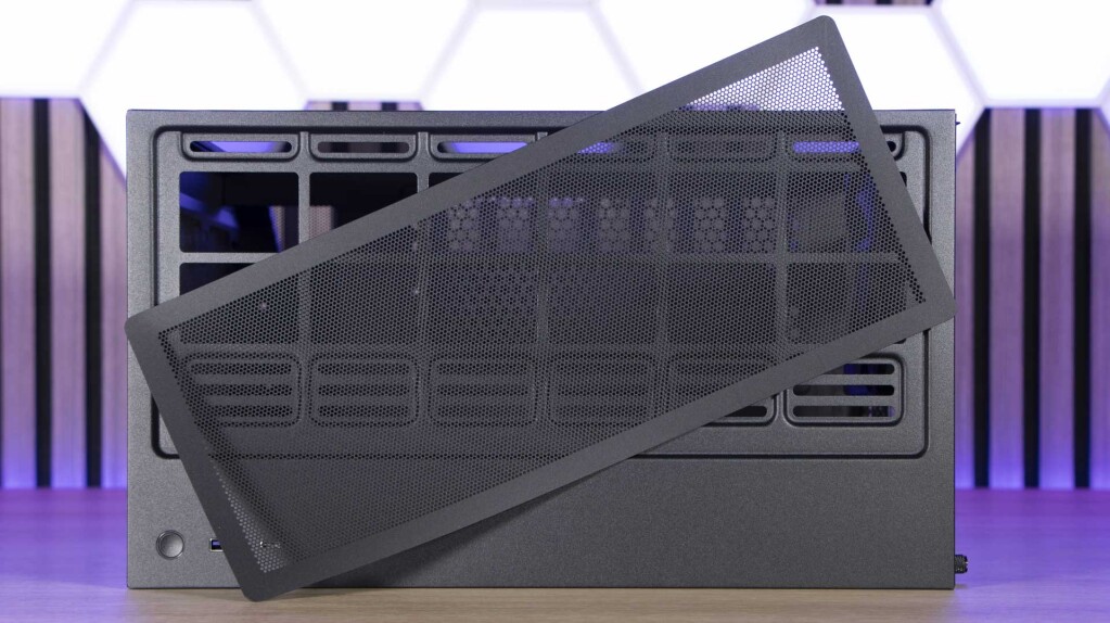 NZXT H3 Flow filtre amobvible dessus
