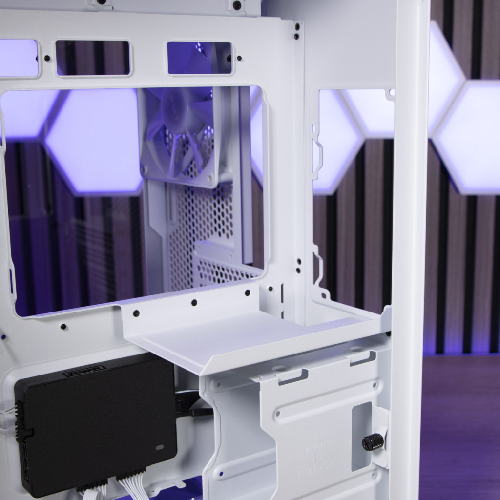NZXT H9 Flow RGB+ emplacement alimentation