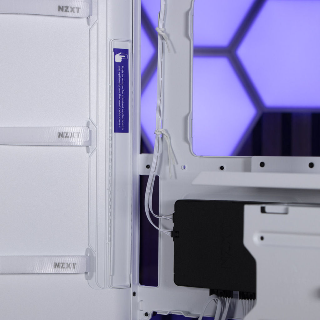 NZXT H9 Flow RGB+ passe câbles BTF