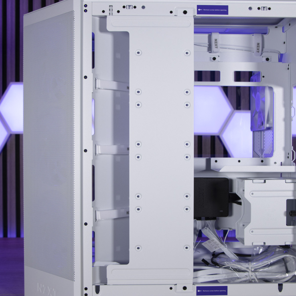 NZXT H9 Flow RGB+ support SSD charnière