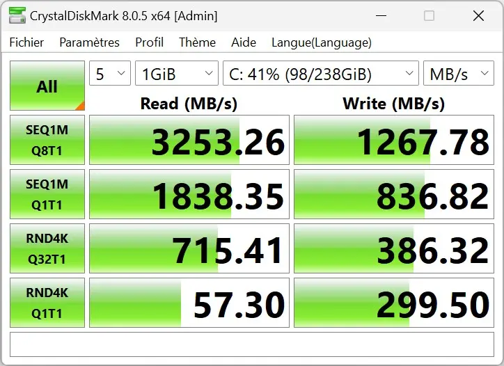 NZXT H9 Flow RGB+ test SSD