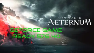 New World: Aeternum avec DLSS 4 - Performances et nouveautés 1 New World Aeternum GeForce Game Ready 576.40