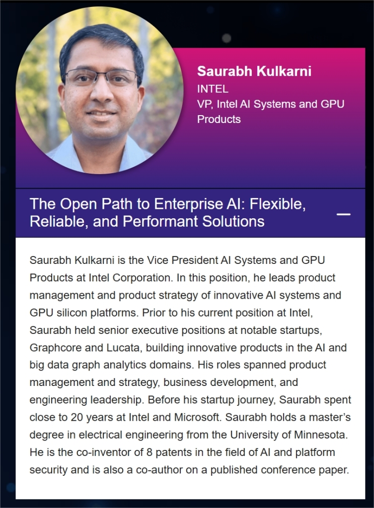 Intel au Computex 2025 : 40 ans d'innovation célébrés sous le signe de l'IA 2 Saurabh Kulkarni
