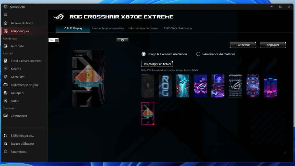 armoury crate fan image